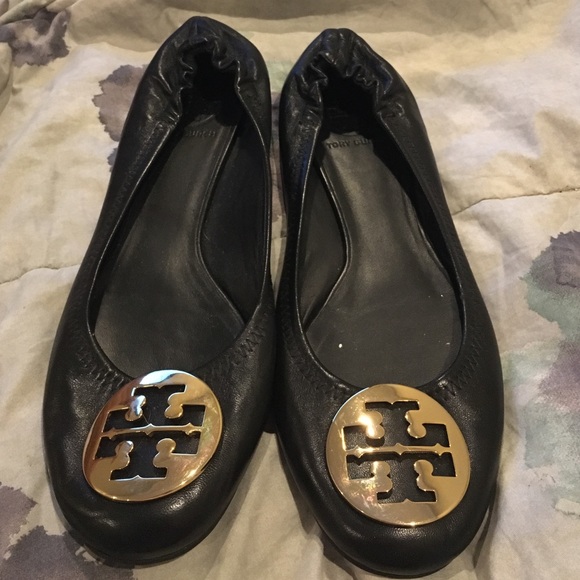 *SOLD* Tory Burch | Reva Flats Black SZ 9