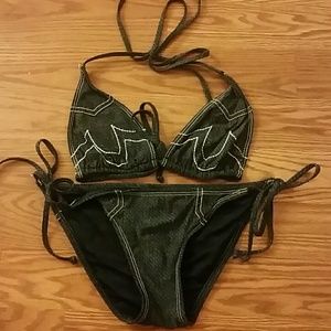 True religion string bikini