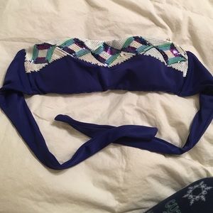 Royal Blue Sequin VS Bikini Top!!