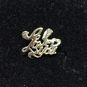 Sterling Silver I Love You Pendant