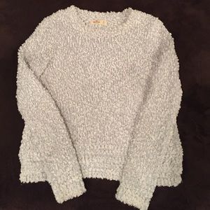 Fuzzy Christmas sweater from Hollister