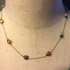 Ladybug necklace with gold chain JCPenney