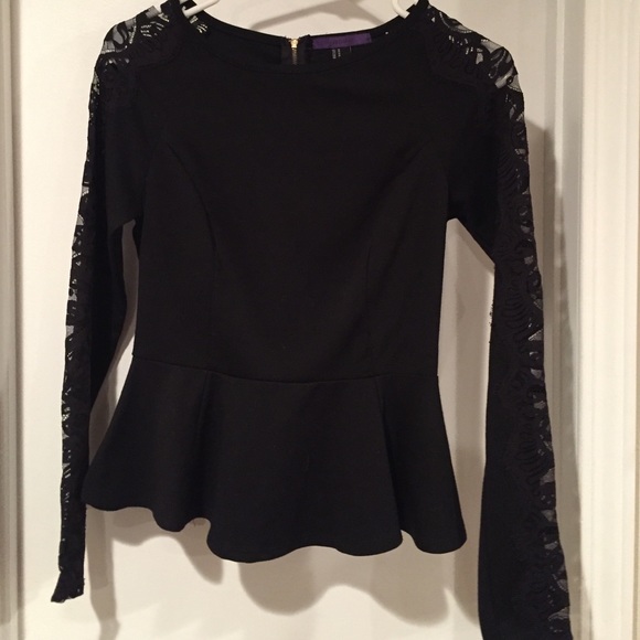 Black long sleeve blouse from Forever 21