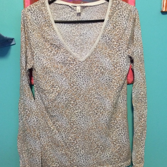 Cheetah long sleeve shirt