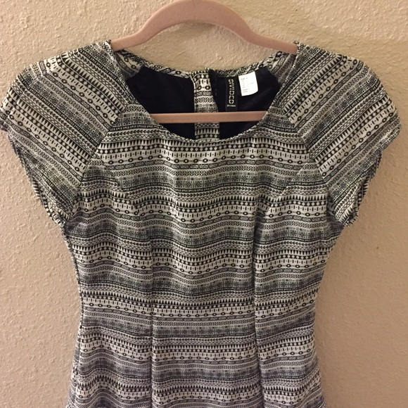 Tribal Print Chiffon H&M Dress
