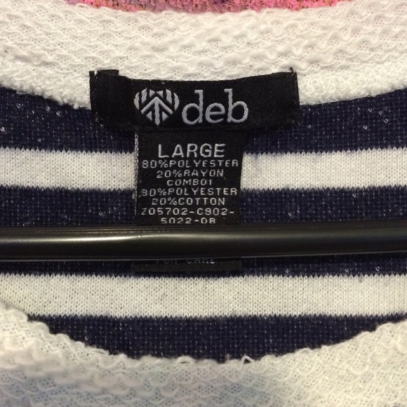 Bon voyage anchor striped shirt - Picture 3 of 4