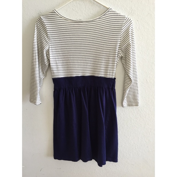 H&M Striped Navy Blue Dress - Picture 3 of 3