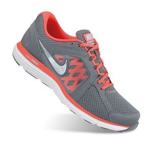 🐶 Women's Nike Dual Fusion ST3 Orange & Gray