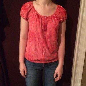 Pink/red blouse