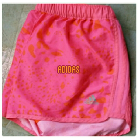 Nwot Pink Adidas Running Shorts