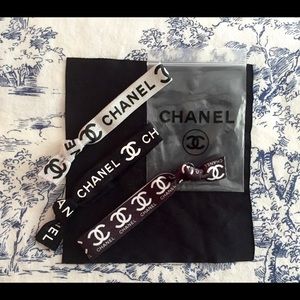 PRETTY BLACK&WHITE HAIR TIES (SET OF 3)