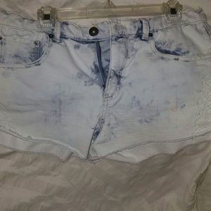 Jean high waist shorts