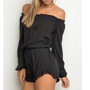 Black Gabriella romper