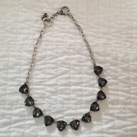Silver statement necklace