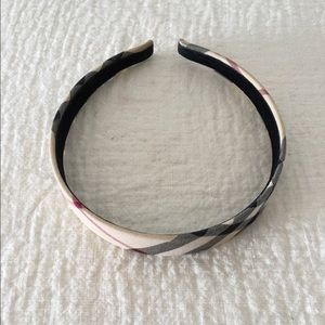 Burberry Headband; Classic, Narrow Style