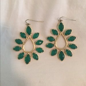 Kendra Scott Nyla Earrings (Green)