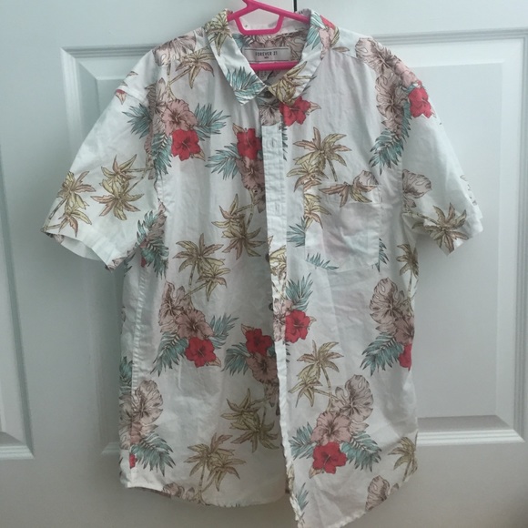 Button Down Floral Shirt