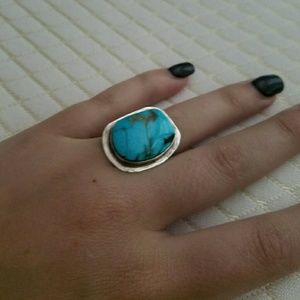Sterling Silver and Turquoise Ring