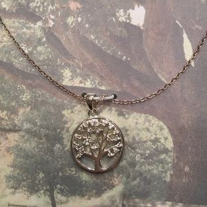 Tree of life necklace sterling silver 18 inches