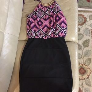 Charlotte Russe 2fer1 Pink Dress
