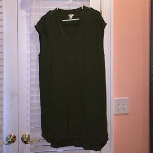 J.Crew army green dress J.Crew army green dress