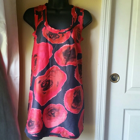 RACHEL  ROY racer back tank top 100 % polyester L