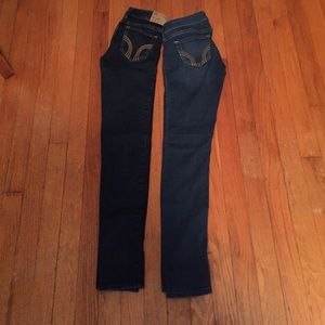 Two Pair of Hollister Jeans