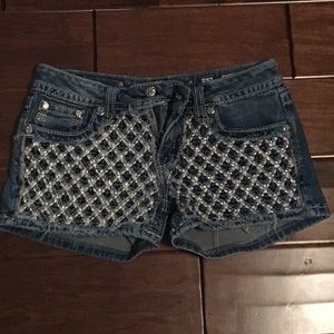 Bling miss me shorts