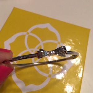 Kate Spade hinged bangle bow bracelet