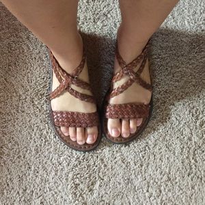 Leather sandals