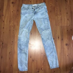 PacSun High Rise Skinniest Acid Wash Jeans
