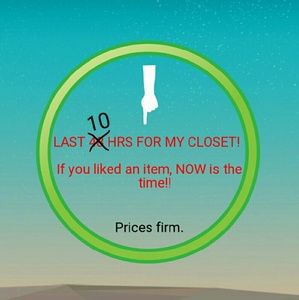 Closet is closing at 10 pm tonight, July 11!!