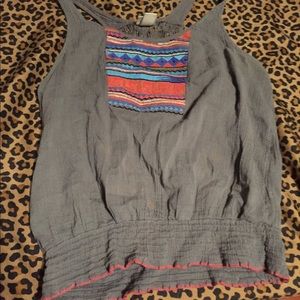Tribal Aztec tank top tight bottom