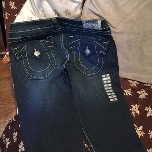 Hot jean lovers- True Religion jeans- dark denim!