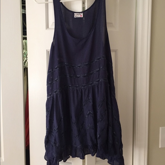 Free People Voile and Lace trapeze slip - Picture 2 of 4
