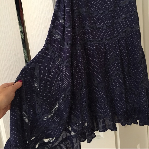 Free People Voile and Lace trapeze slip - Picture 3 of 4