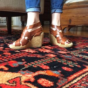 Never been worn Madewell wedges!