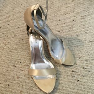 David's Bridal strappy heels