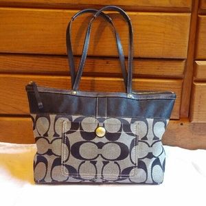 Black Coach Tote