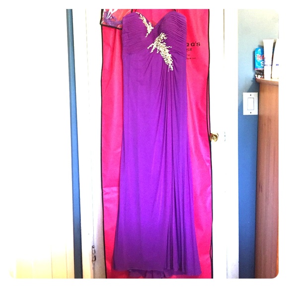 Faviana Purple Gown