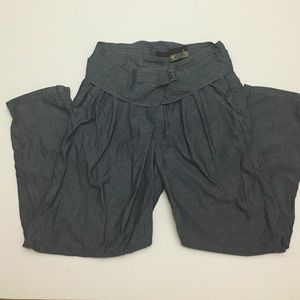 100% Linen High Waisted Pants