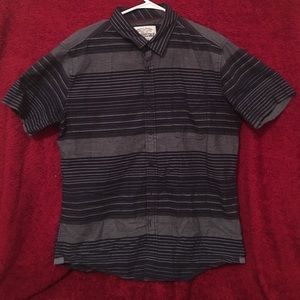 Mens aeropastle large short sleeve button down.