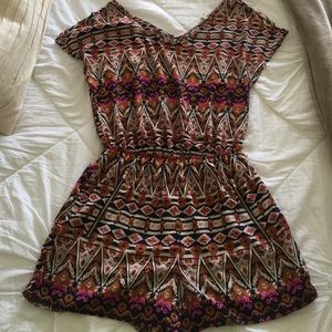 Tribal Print Romper
