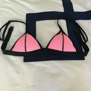 Triangle bathing suit top