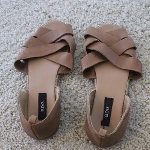 Tan sandals
