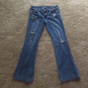 Distressed AE Original Boot Jeans