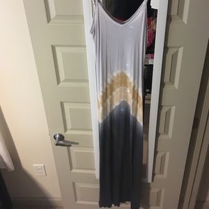 Tie dye maxi dress