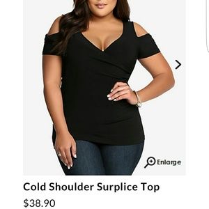 Cold shoulder top