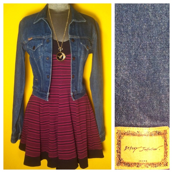 Vintage Betsey Johnson Denim Jacket, Size M / L
