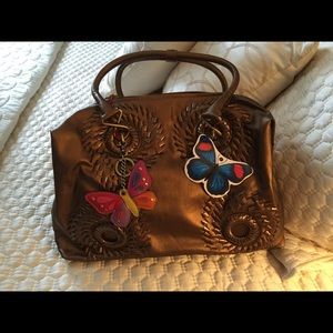Mariposa By Sharif Vegan Leather Tote & Clutch